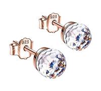 GGYTMQL Earrings for Women, Cute Earring Sets Christmas Birthday Gift Earrings Women's Day Gifts Valentine's Anniversary Crystals For Women 6mm Earrings Crystal Drop Earrings