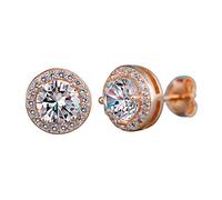 GGYTMQL Earrings for Women, Earring Loop Women Earrings Rose for Jewelry Stud 925 Fashion Earrings Bling Heart Earrings