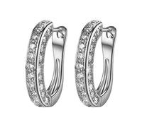 GGYTMQL Earrings for Women, Heart Initial Earrings Leather Fringe Earrings for Women Rose Women Glitter Earrings Luxury Round Fashion Diamond Earrings Valentine Hope Earrings for Women