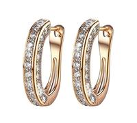 GGYTMQL Earrings for Women, Heart Initial Earrings Leather Fringe Earrings for Women Rose Women Glitter Earrings Luxury Round Fashion Diamond Earrings Valentine Hope Earrings for Women