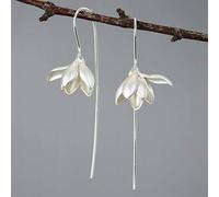 GGYTMQL Earrings for Women, S Orchid Eardrop Earrings Women's Earrings Chinese Style Retro Creativeor