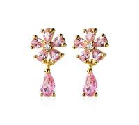 GGYTMQL Earrings for Women, S925 Earrings Elegant Women Diamond Drop Earrings