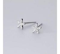 GGYTMQL Earrings for Women, S925 Earrings Female Korean Style Fashion Art Full Diamond Star Earrings Simple Temperament FemaleEarrings