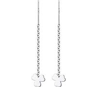 GGYTMQL Earrings for Women, S925 Flower Ear Line Female Korean Art Style Shining Flower Short Earrings Sweet One pair