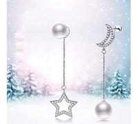 GGYTMQL Earrings for Women, Xingyue Pearl Earrings S925 Needle Earrings Female Earrings to Send Girlfriend,