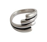 GGYTMQL EarWomen Ring Adjustable,Open Finger Ladies Rings Geometric Multi-Layer Vintage Unisex Novelty Rings For Wedding J