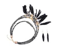 GGYTMQL Elegant Jewelry with Fringed Necklace and Earring Stylish Pendant Design for Women present for Birthdays Anniversaries and Special Occasions