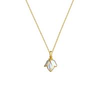 GGYTMQL enamel white rose pendant necklace for women plated birthday gift jewelry Made in China
