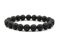 GGYTMQL Essential Oil Lava Bracelet for Women, 10mm Stone Bracelet Womens Stretch Bracelets 19CM