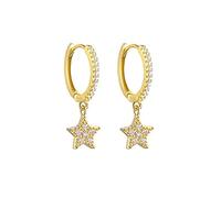GGYTMQL Exquisite Star Moon Pendant Drop Earrings For Women Piercing Earrings Jewelry Pendientes