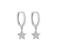 GGYTMQL Exquisite Star Moon Pendant Drop Earrings For Women Piercing Earrings Jewelry Pendientes