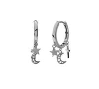 GGYTMQL Exquisite Star Moon Pendant Drop Earrings For Women Piercing Earrings Jewelry Pendientes