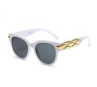 GGYTMQL Fashion Cat's Eye Big Frame Fried Dough Twists Wide Leg Sunglasses Women's Vintage Premium Sunvisor UV400