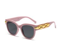 GGYTMQL Fashion Cat's Eye Big Frame Fried Dough Twists Wide Leg Sunglasses Women's Vintage Premium Sunvisor UV400
