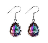 GGYTMQL Fashion Colorful Classic Vintage Crystal Fine Lady'S Earrings Gifts Diamond Ear Cuff