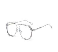 GGYTMQL Fashion Double Beam Large Frame Polygonal Sunglasses Fashion Glasses