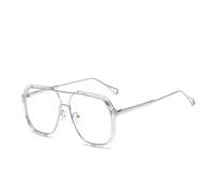 GGYTMQL Fashion Double Beam Large Frame Polygonal Sunglasses Fashion Glasses