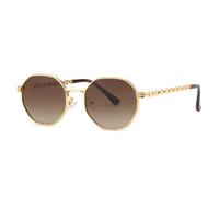 GGYTMQL Fashion Polygon Sunglasses Women Men Sun Glasses Lady Metal Retro