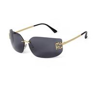 GGYTMQL Fashion Rimless Rectangle Sunglasses for Women Luxury Silver Frameless Sun Glasses Female UV400