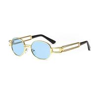GGYTMQL Fashion Round Sunglasses Women Men Vintage Metal Frame Steampunk Sun Glasses Men Shades UV400