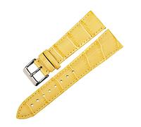 GGYTMQL Fashion Watchbands Genuine Leather Watch Strap 12mm-22mm for Women Watch Band for Watch Bracelet(White-Dinosaur Doodle4,16mm)