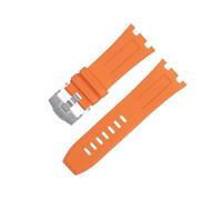 GGYTMQL for Audemars and Piguet Belt 15710/15703,28mm Nature Fluorine Soft Rubber Accessories Watch Band