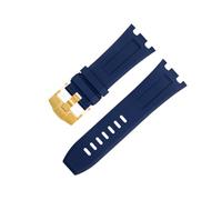 GGYTMQL for Audemars and Piguet Belt 15710/15703,28mm Nature Fluorine Soft Rubber Accessories Watch Band