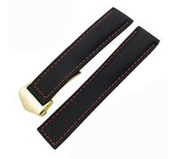 GGYTMQL for Carrera AQUARACER 20mm 22mm Watch Bracelets Canvas Nylon Leather Watch Strap Fold Buckle Black Watch Band (Color : Black Blue Silver, Size : 22mm)