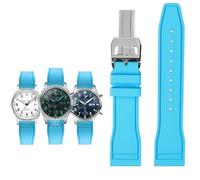 GGYTMQL for Fluoro Rubber Watch Strap Quick Release Pilot F1 Team Waterproof Sports Bracelet Watchband 20mm 21mm 22mm