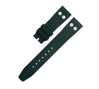 GGYTMQL for Portugieser Soft Strap Wristband 20mm 21mm 22mm Nature Fluororubber Rubber with Rivet Watchband Watch Strap