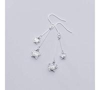 GGYTMQL for women, s925 earrings female korean fashion cute five-pointed star diamond soft rose