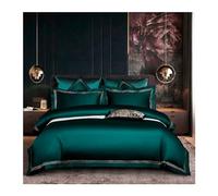 GGYTMQL Four piece bedding set Bed Four Pieces Deluxe 1000TC Cotton Bedding Set 4/6 Piece Double Queen King Size Embroidered Duvet Cover Sheet Pillowcase (8-260x230 6pcs