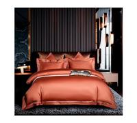 GGYTMQL Four piece bedding set Bed Four Pieces Deluxe 1000TC Cotton Bedding Set 4/6 Piece Double Queen King Size Embroidered Duvet Cover Sheet Pillowcase (8-260x230 6pcs