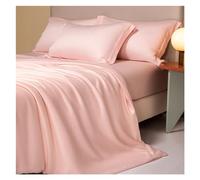 GGYTMQL Four piece bedding set four pieces Luxury Egyptian Cotton Bed 1000TC Smooth Fitted Top Flat Sheet Pillowcase Solid Easy Care Bedding Set (Color B, King size 4 pcs)