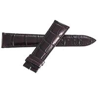 GGYTMQL Frederique Constant Geneve 22mm x 18mm Brown Watch Band Strap