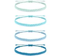 GGYTMQL Friendship Bracelets for Women Gifts Christmas Stockings Stuffers Waterproof Ankle Bracelets Adjustable String Bracelet Stacks Jewelry Friendship Gifts