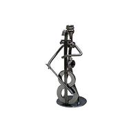 GGYTMQL Garden Ornament 13Cm Iron Music Band Figurine Metal Musician Model Iron Music Player Crafts Vintage Office Home Decor 5