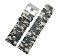 GGYTMQL Genuine Leather watchband for Diesel Watch Belt DZ4476/4482 DZ7408 7406 4318 Strap 22 24 26 28mm Large Size Men Wrist Watch Band (Color : 15 Brown Rose Gold, Size : Black Black Clasp)