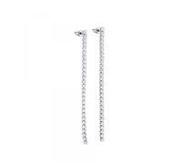 GGYTMQL Geometric Zircon Long Stud Earrings For Women Piercing Ear Studs Earring Earings Jewelry Pendientes