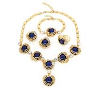 GGYTMQL Girl Products 4 Pcs Wedding Jewelry Sets for Women Sparkling Necklace Bracelet Earrings Ring Sets Bridesmaid Bridal Jewelry Sets for Wedding Engagement Gifts