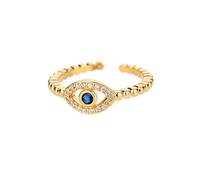 GGYTMQL Girl Products Rings Ring Jewellery Women Men Blue Evil Eye Rings For Women Open Finger Ring Wedding Couple Gifts
