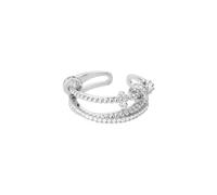 GGYTMQL Girl Products Rings Ring Jewellery Women Men Crystal Heart Rings For Women Opening Adjustable Ring Gifts