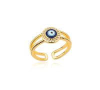 GGYTMQL Girl Products Rings Ring Jewellery Women Men Evil Eye Rings For Women Opening Blue Ring Gifts