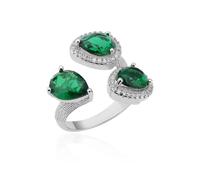 GGYTMQL Girl Products Rings Ring Jewellery Women Men Green Water Drop Rings For Women Opening Ring Couple Wedding Engagement Gifts