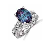 GGYTMQL Girl Products rings ring jewellery women men promise wedding minimalist temperament line design four claw zircon ring luxurious women's ring set Gifts