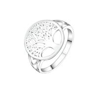 GGYTMQL Girl Products Sterling Silver Rings Tree of Life Classic Accessories anel Bague anillos For Women New Mothers Day Gifts-T14 Gifts