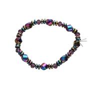 GGYTMQL Girls' jewelry 1Pc Colorful Hematite Men Women Hand Knit String Design Unique Beaded Bracelet for Couples Stylish Practical Jewelry Accessory accessories