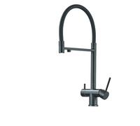 GGYTMQL Gray Gourmet Kitchen Sink Faucets Kitchen Pure Water Drinking Purifier Mixer Tap and Cold Water(Black)