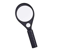 GGYTMQL Handheld Magnifier Double Mirror Design Magnifying Glass Non-Slip Handle Lens Magnifying Mirror Magnifying Lens for Home Learning ding and Fault Finding Marriage Decoration The vas