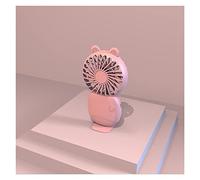 GGYTMQL Handheld Personal Fan Usb Charging Small Portable Cooling Rechargeable Mini Fan For Dormitory Desktop fan (Color : Green)